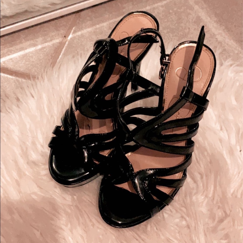 jessica simpson black heels